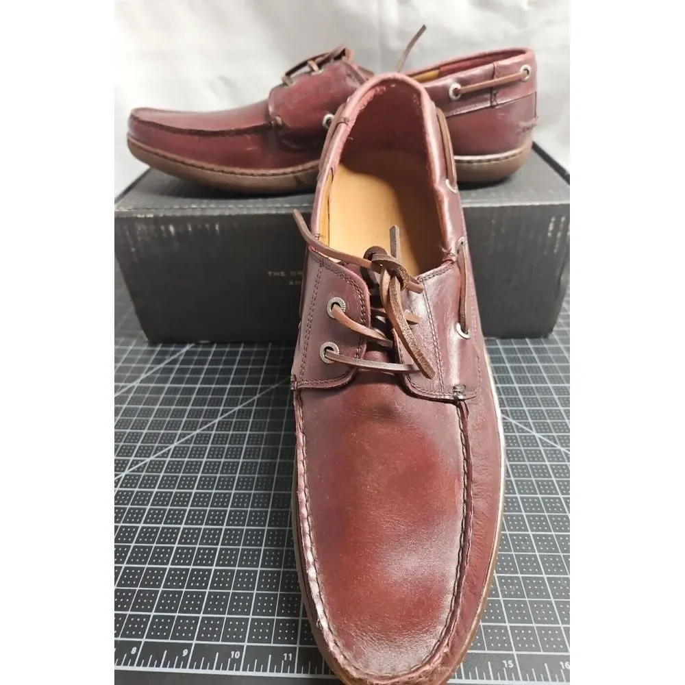 Frye‎ Men's Mayer Boat Shoe, Bordeux,  leather upper 13D